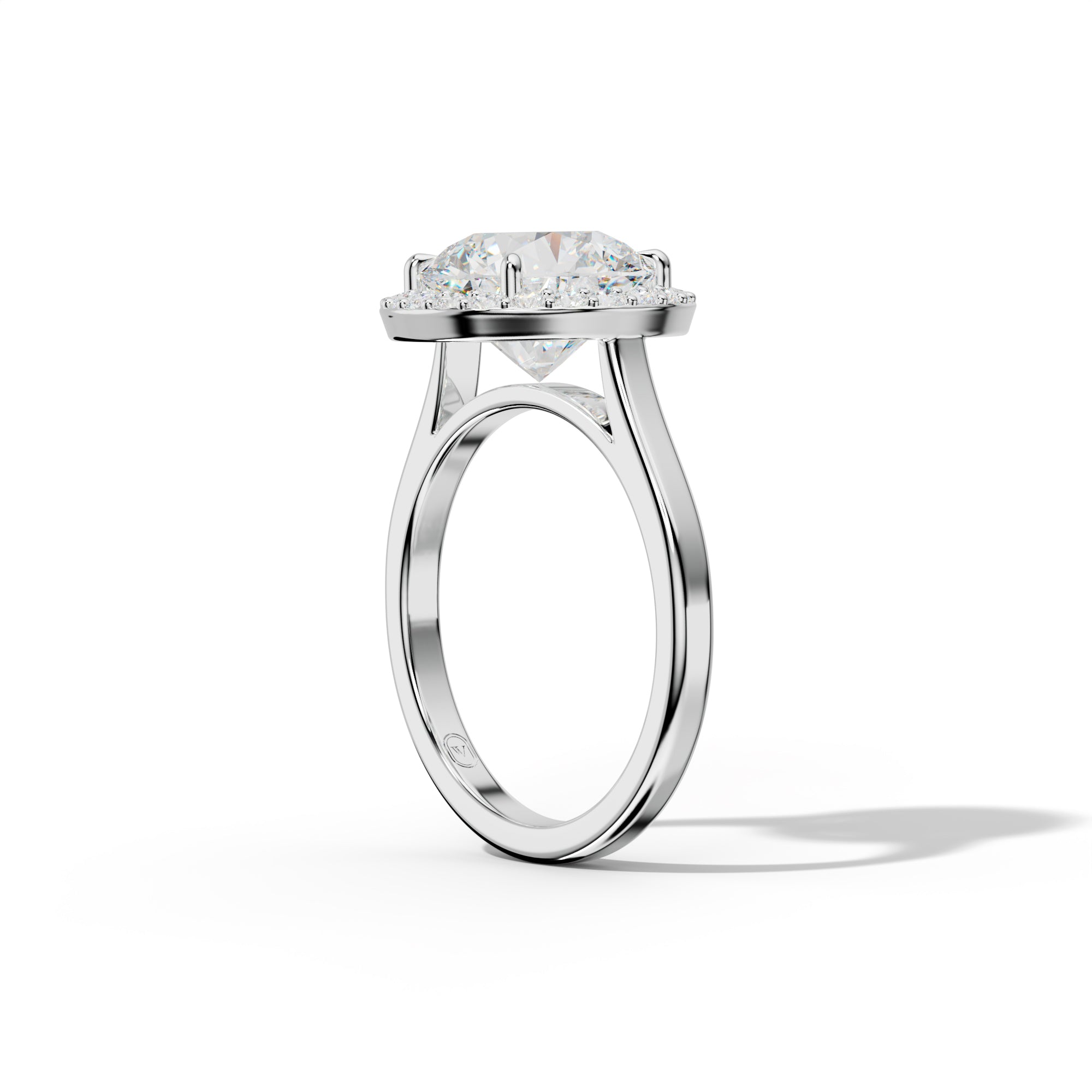 Josephine Round Diamond Engagement Ring